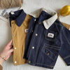 Stylish Multi-Pocket Corduroy Kids Jacket - Beekee