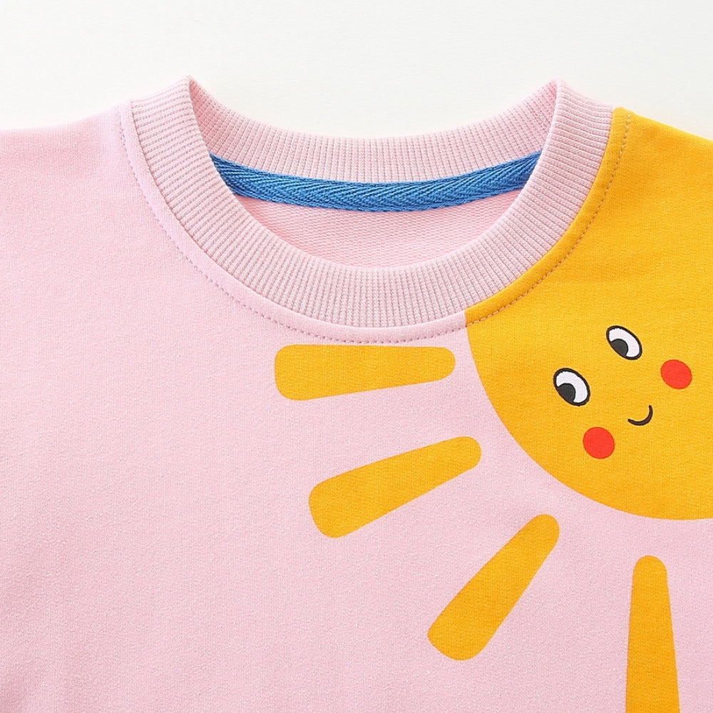 Sunshine & Rainbow Dogs Sweatshirt Set - Beekee