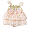 Sweet Bow Strap Shimmery Dress - Beekee