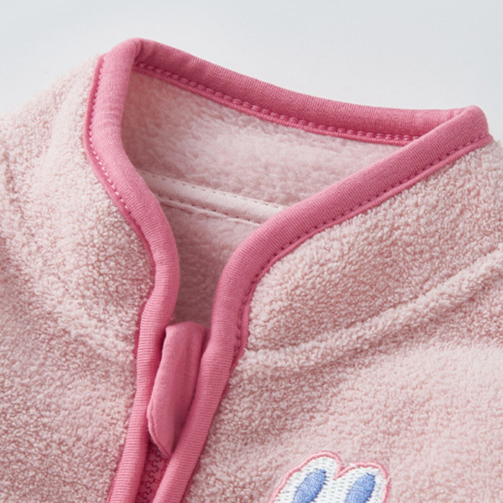 Sweet Bunny and Kitty Pocket Fleece Jacket - Beekee