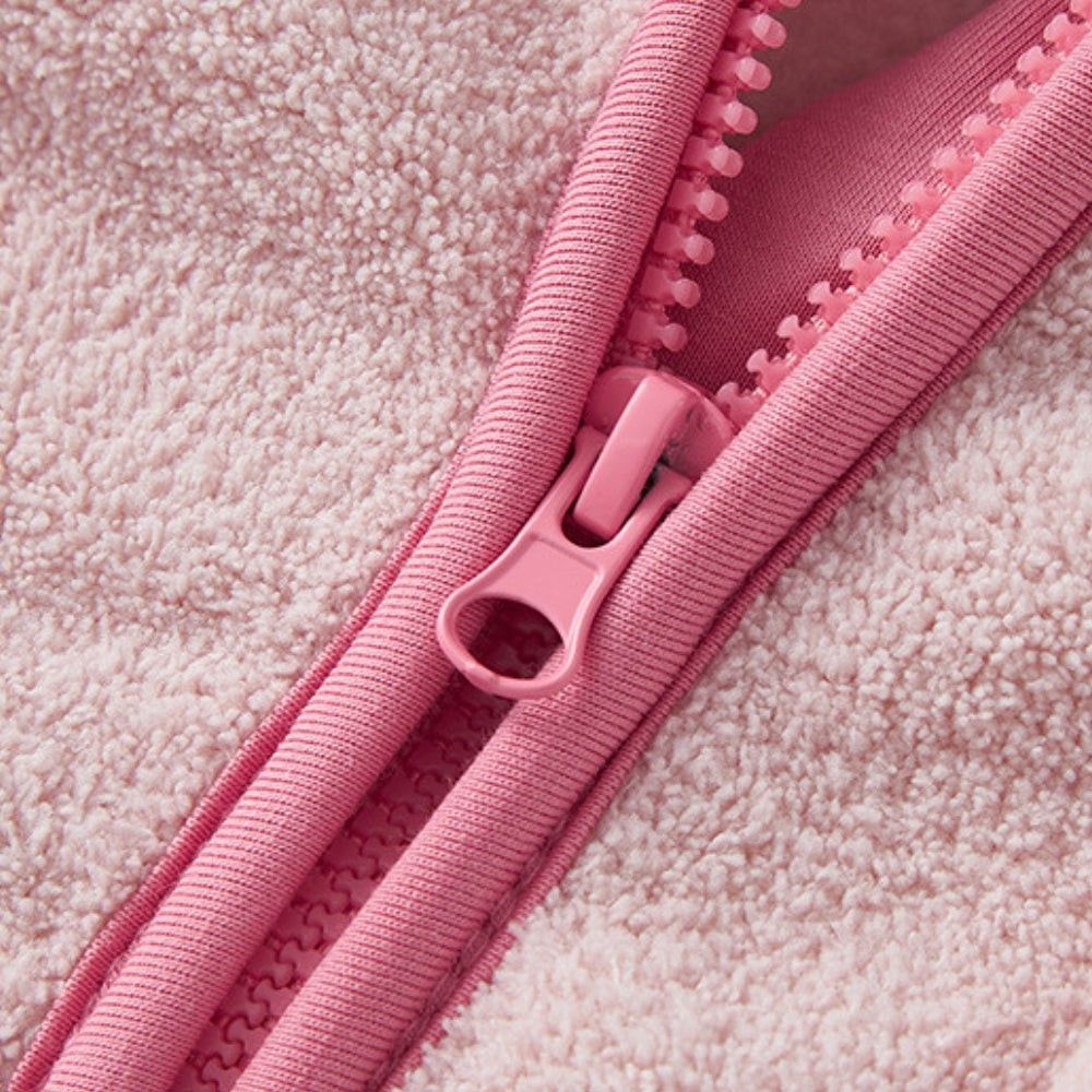 Sweet Bunny and Kitty Pocket Fleece Jacket - Beekee