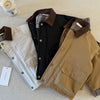 Vintage Corduroy-Collar Padded Jacket - Beekee