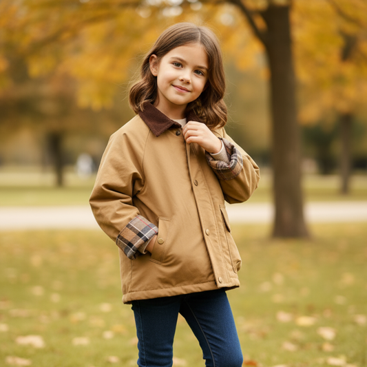 Vintage Corduroy-Collar Padded Jacket - Beekee