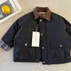 Vintage Corduroy-Collar Padded Jacket - Beekee