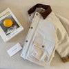 Vintage Corduroy-Collar Padded Jacket - Beekee