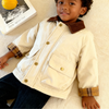 Vintage Corduroy-Collar Padded Jacket - Beekee