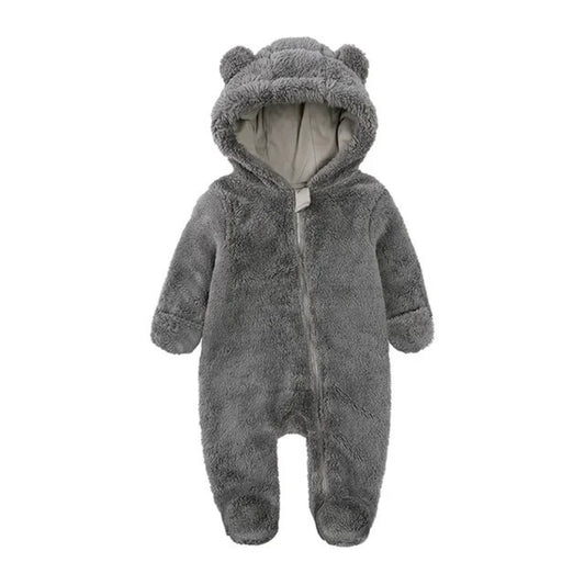 Warm Bear Hood Baby Overall Snowsuit - Beekee