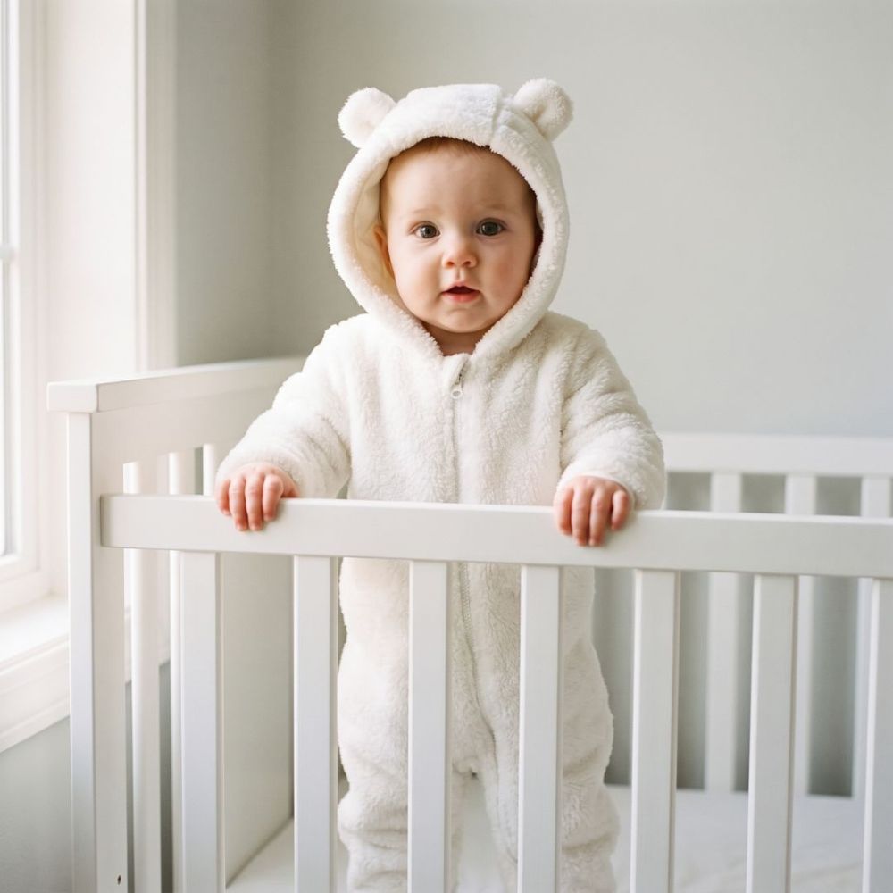 Warm Bear Hood Baby Overall Snowsuit - Beekee