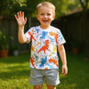 Wild Dinosaur T-Shirt and Shorts Set - Beekee