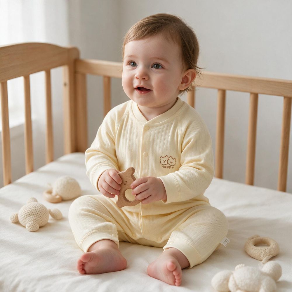 Animal and Fruit Print Baby Romper