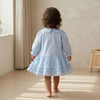 Charming Peter Pan Collar Ruffle Dress for Girls - Beekee
