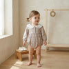 Classic Gingham Ruffle Baby Romper - Beekee