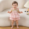 Sweet Bow Strap Shimmery Dress - Beekee